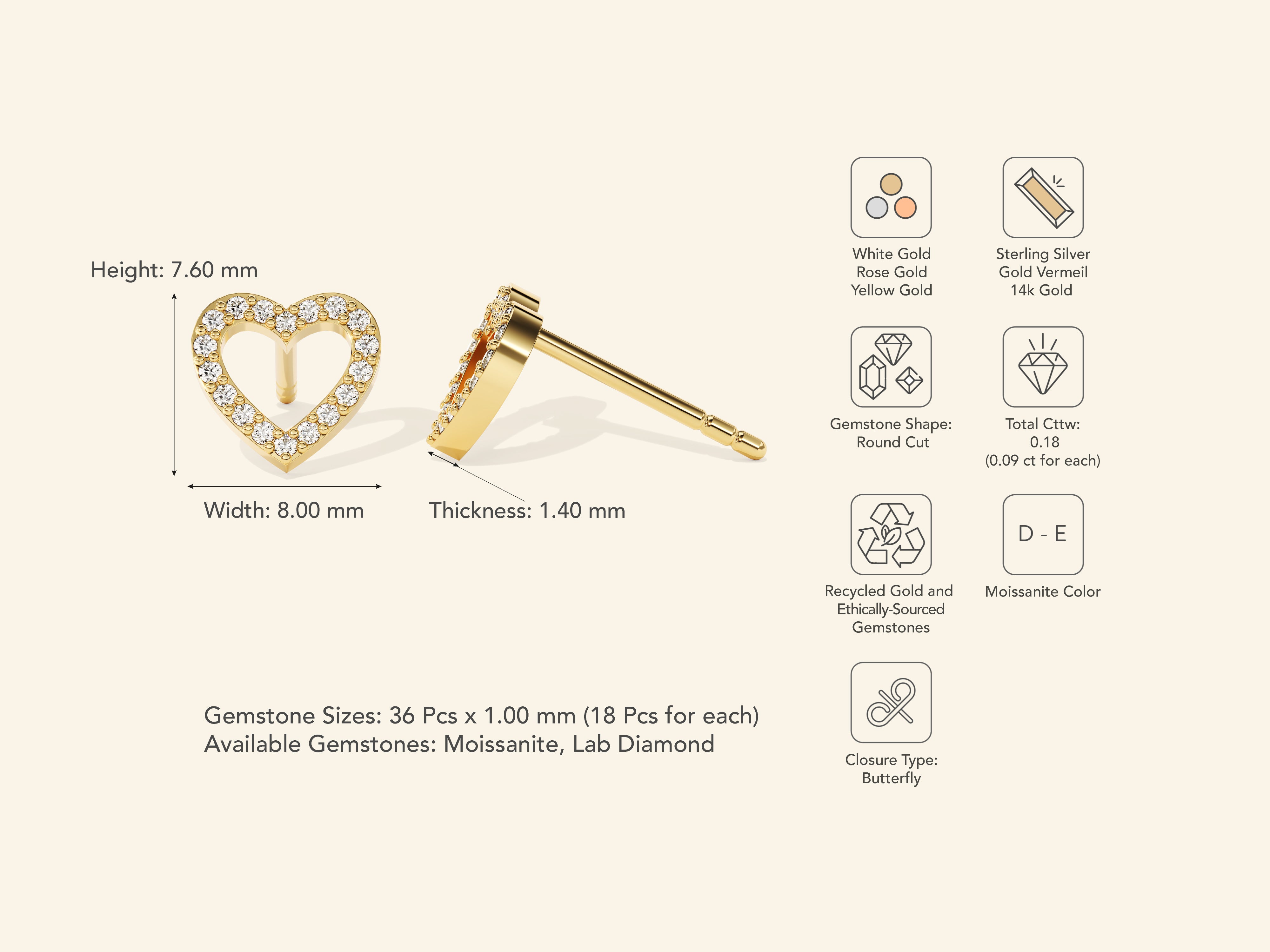 Heart Earrings