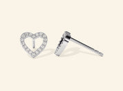 Open Heart Earrings
