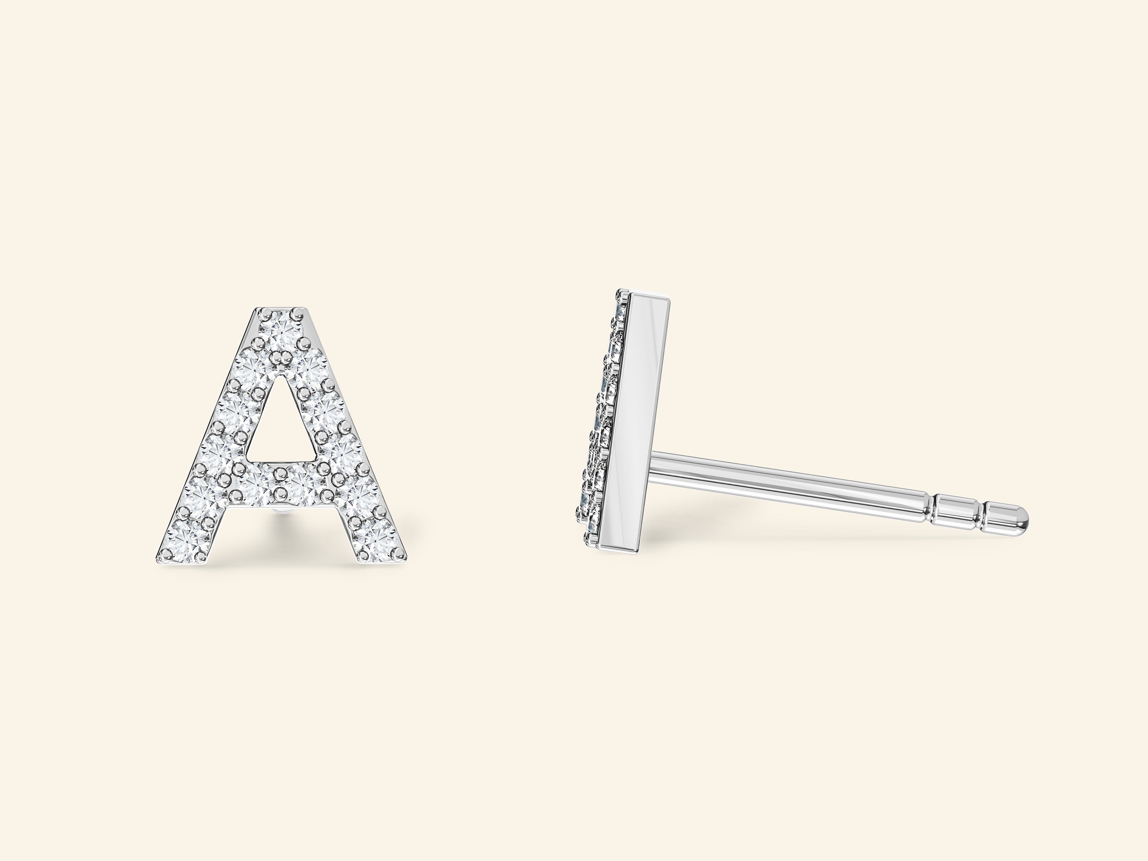 Initial Earrings