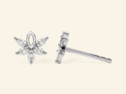 Marquise Flower Earrings