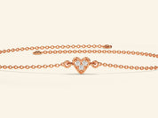 Heart Stone Bracelet