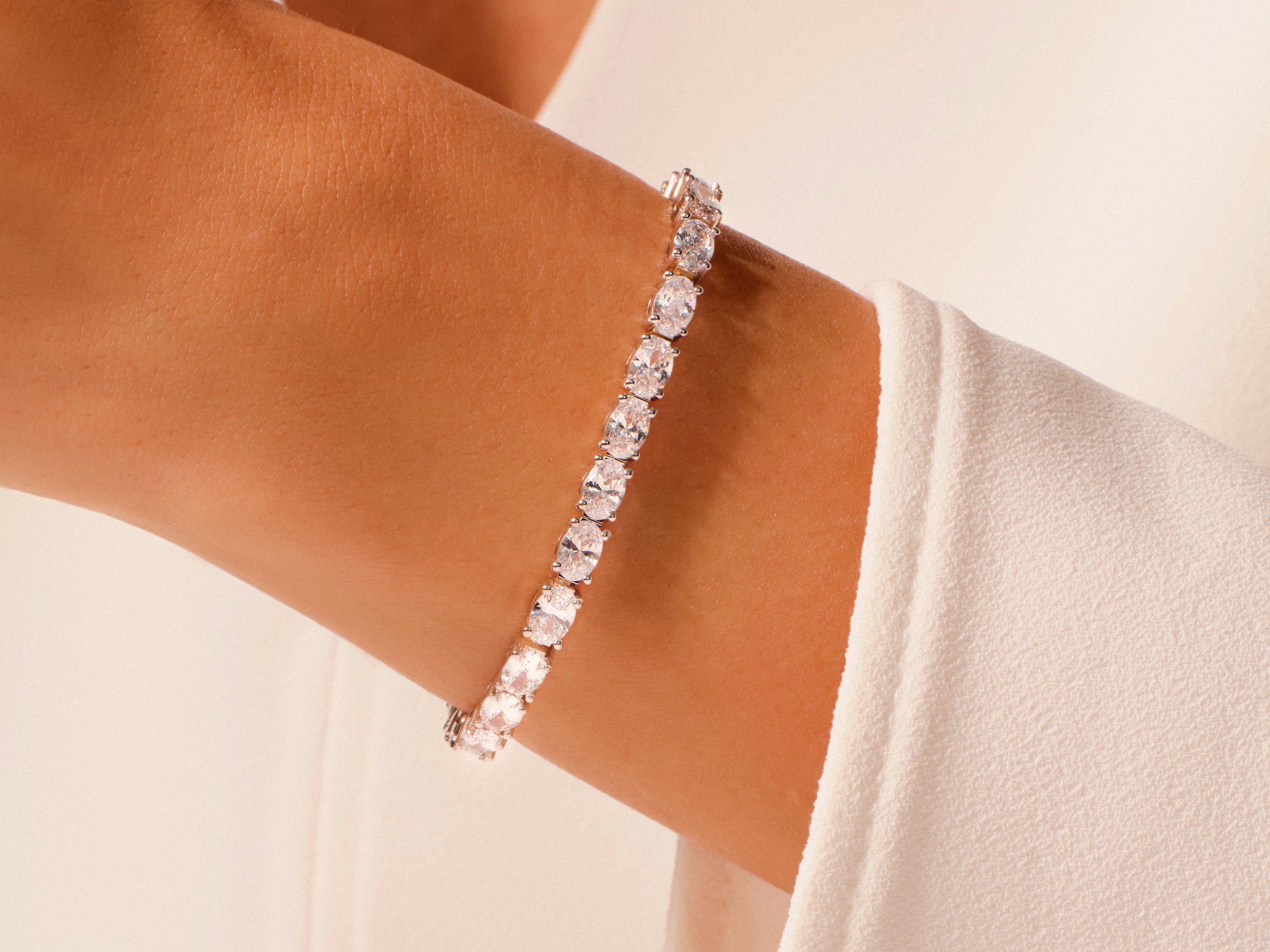 Oval Tennis Bracelet
