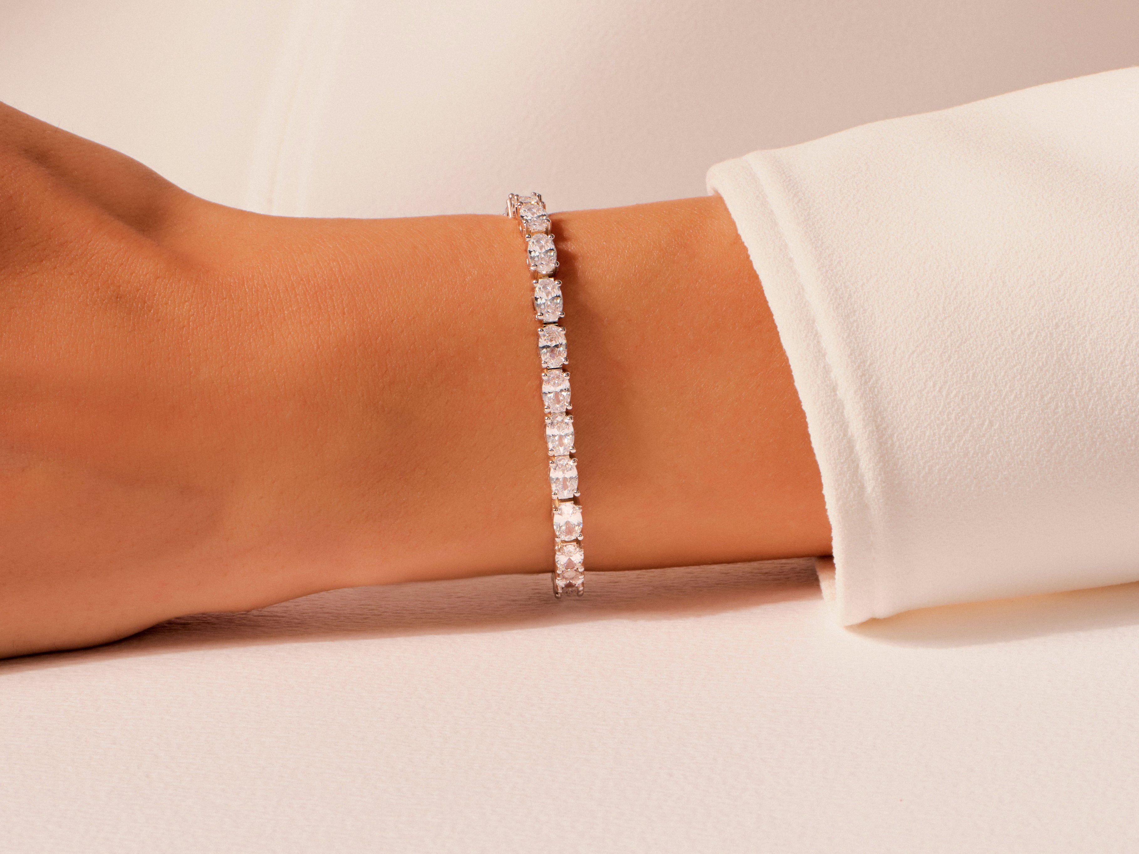 Oval Tennis Bracelet