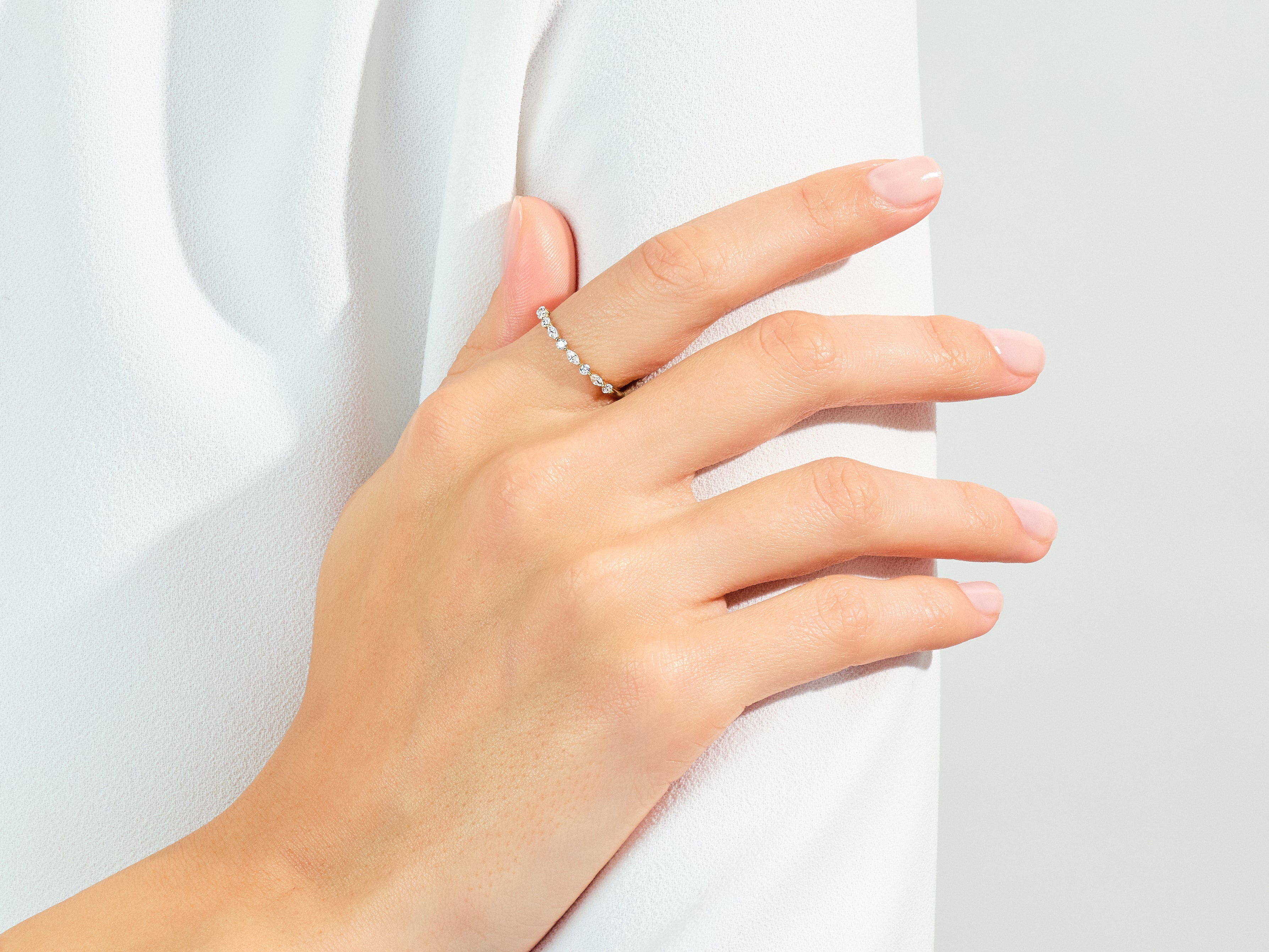Dual Cut Wedding Band
