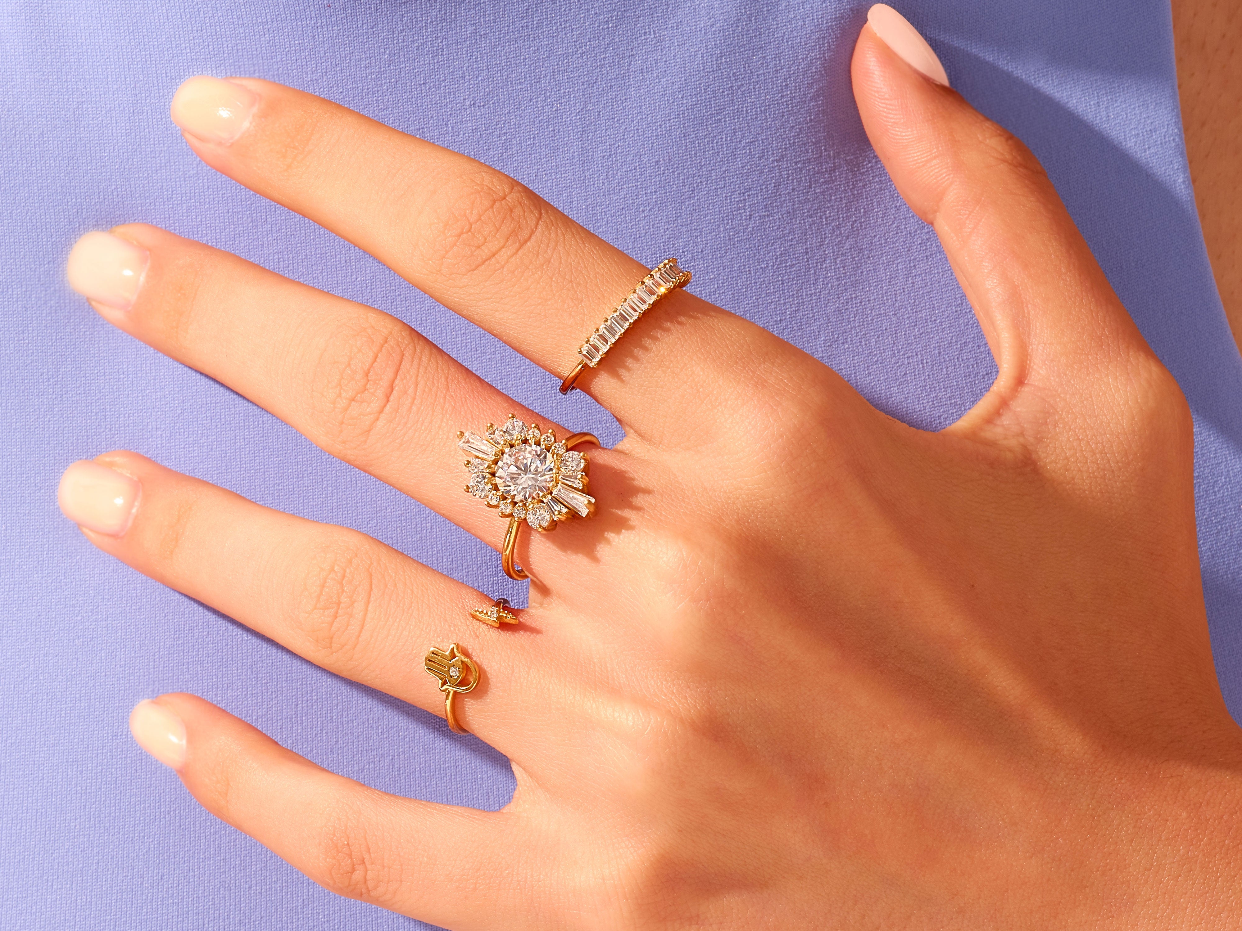 Baguette Wedding Band