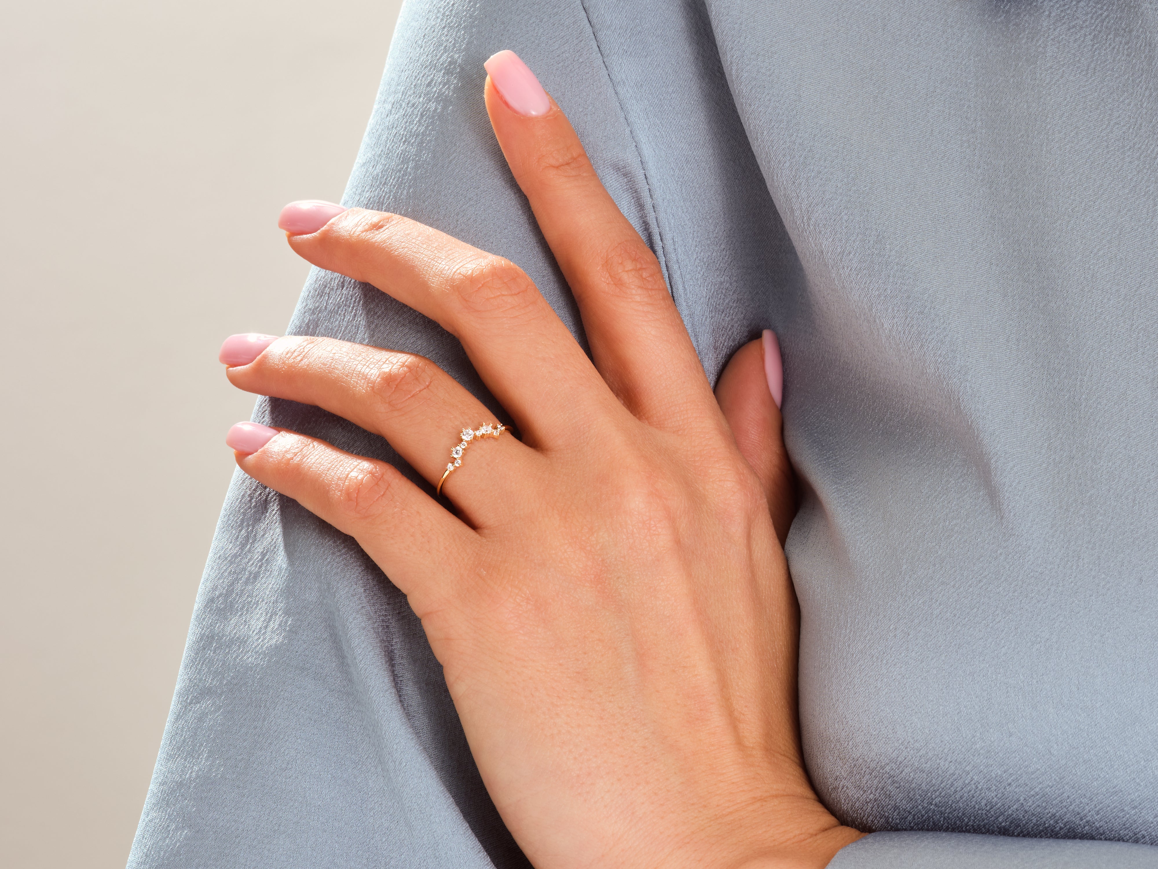 Chevron Wedding Band