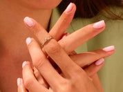Half Eternity Star Ring