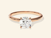 Round Solitaire Engagement Ring