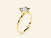 Round Solitaire Engagement Ring