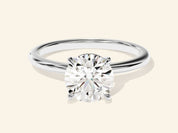 Round Solitaire Engagement Ring