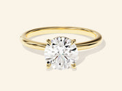 Round Solitaire Engagement Ring