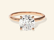 Round Solitaire Engagement Ring