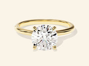 Round Solitaire Engagement Ring