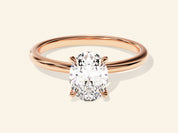 Oval Solitaire Engagement Ring