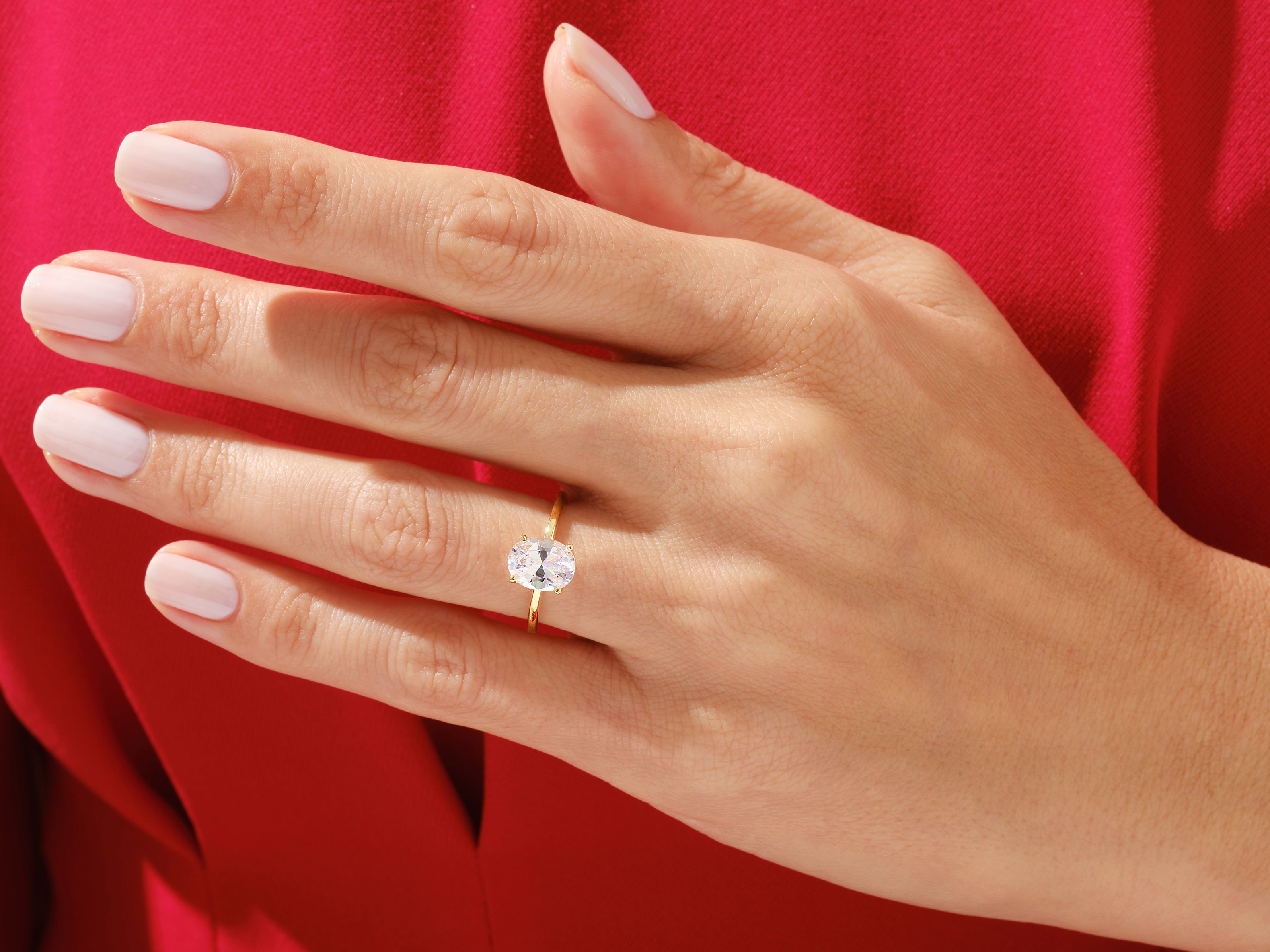 Oval Solitaire Engagement Ring