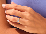 Round Twisted Engagement Ring