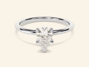 Pear Solitaire Engagement Ring