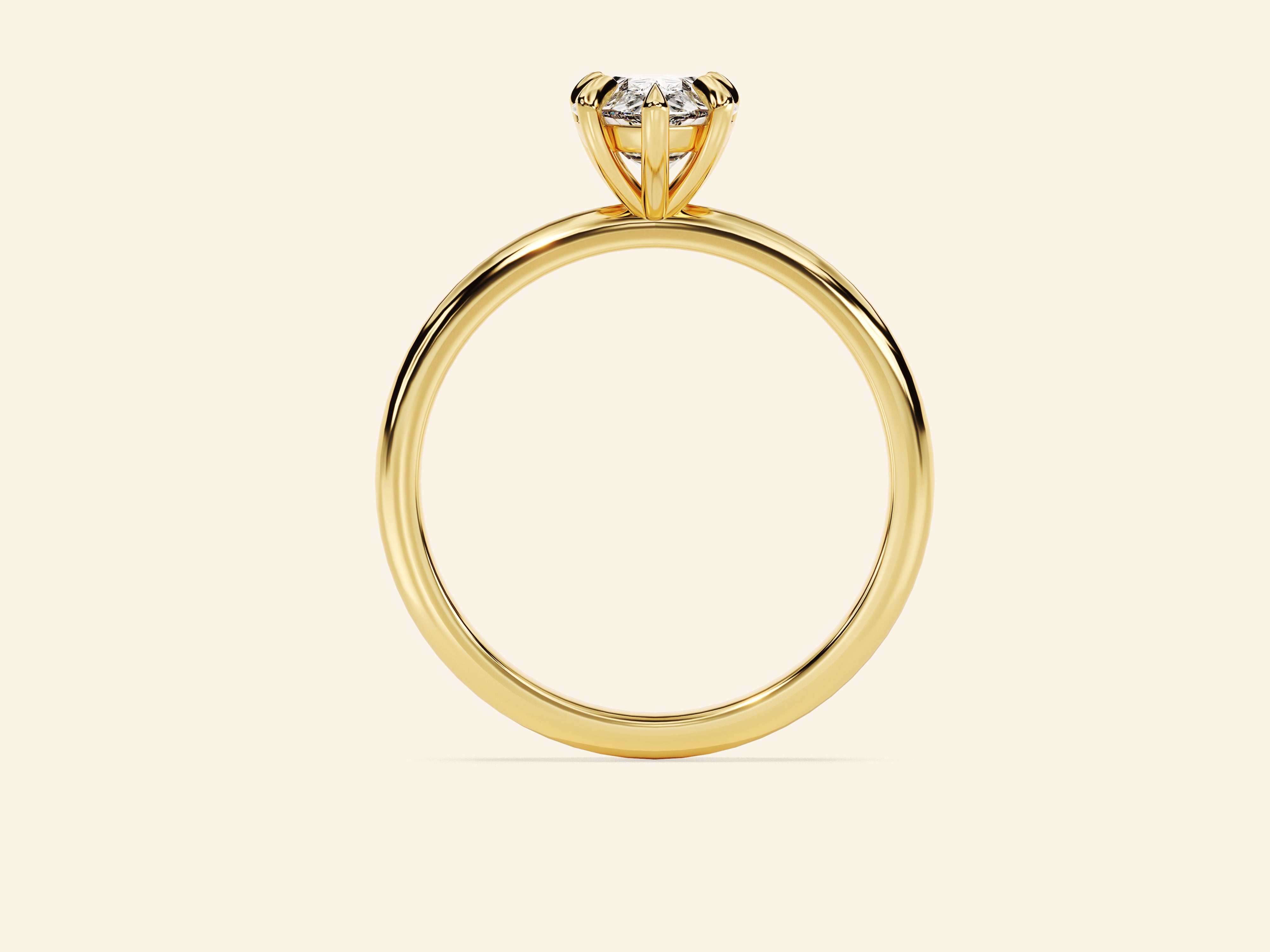 Pear Solitaire Engagement Ring