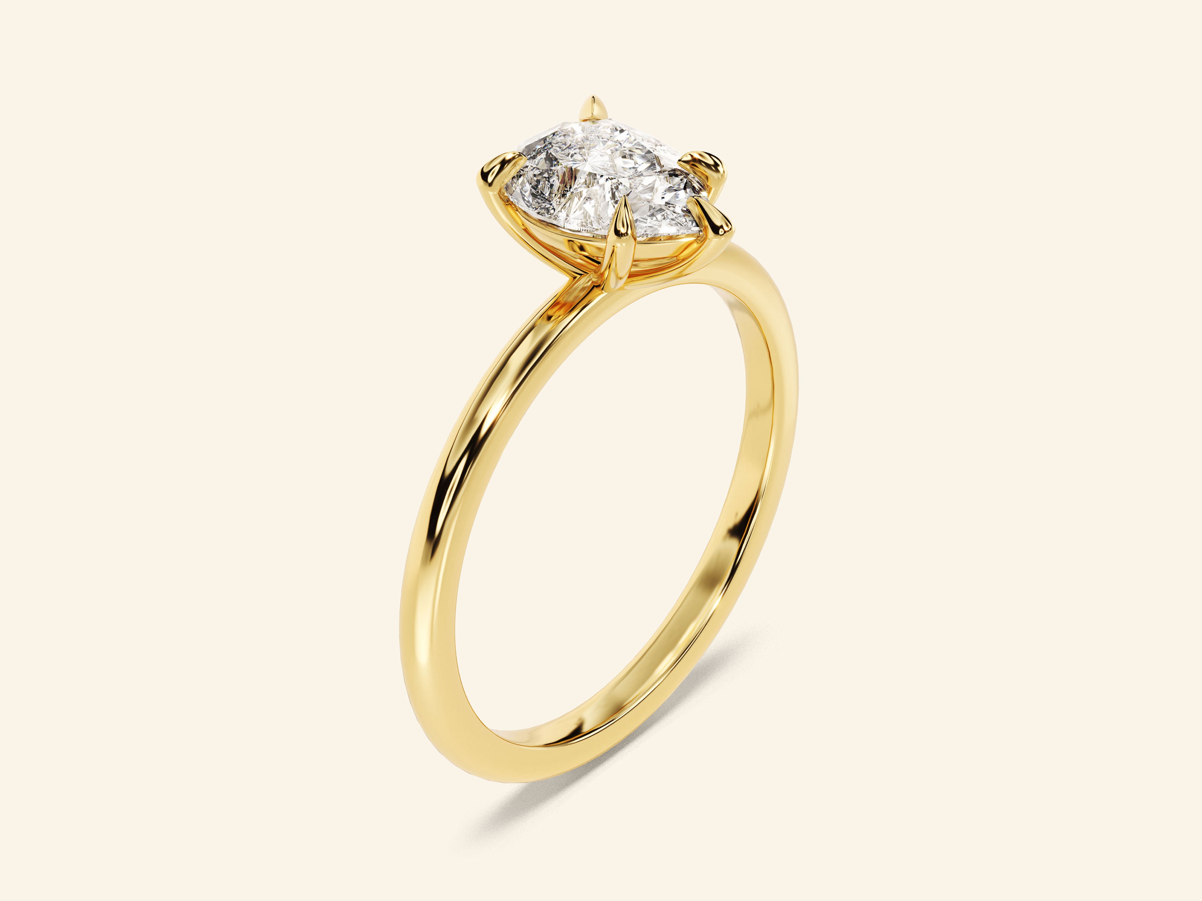 Pear Solitaire Engagement Ring