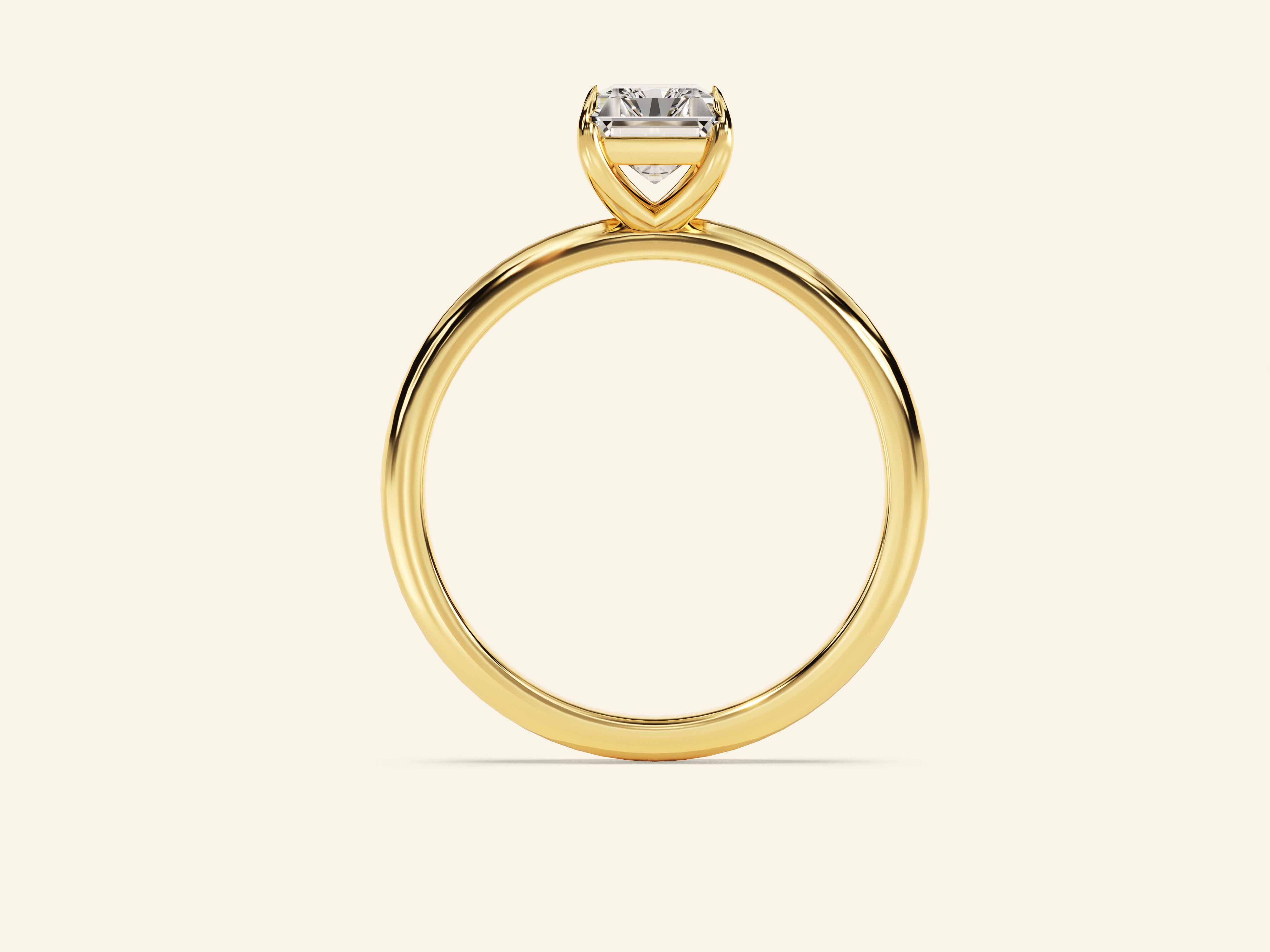 Radiant Solitaire Engagement Ring