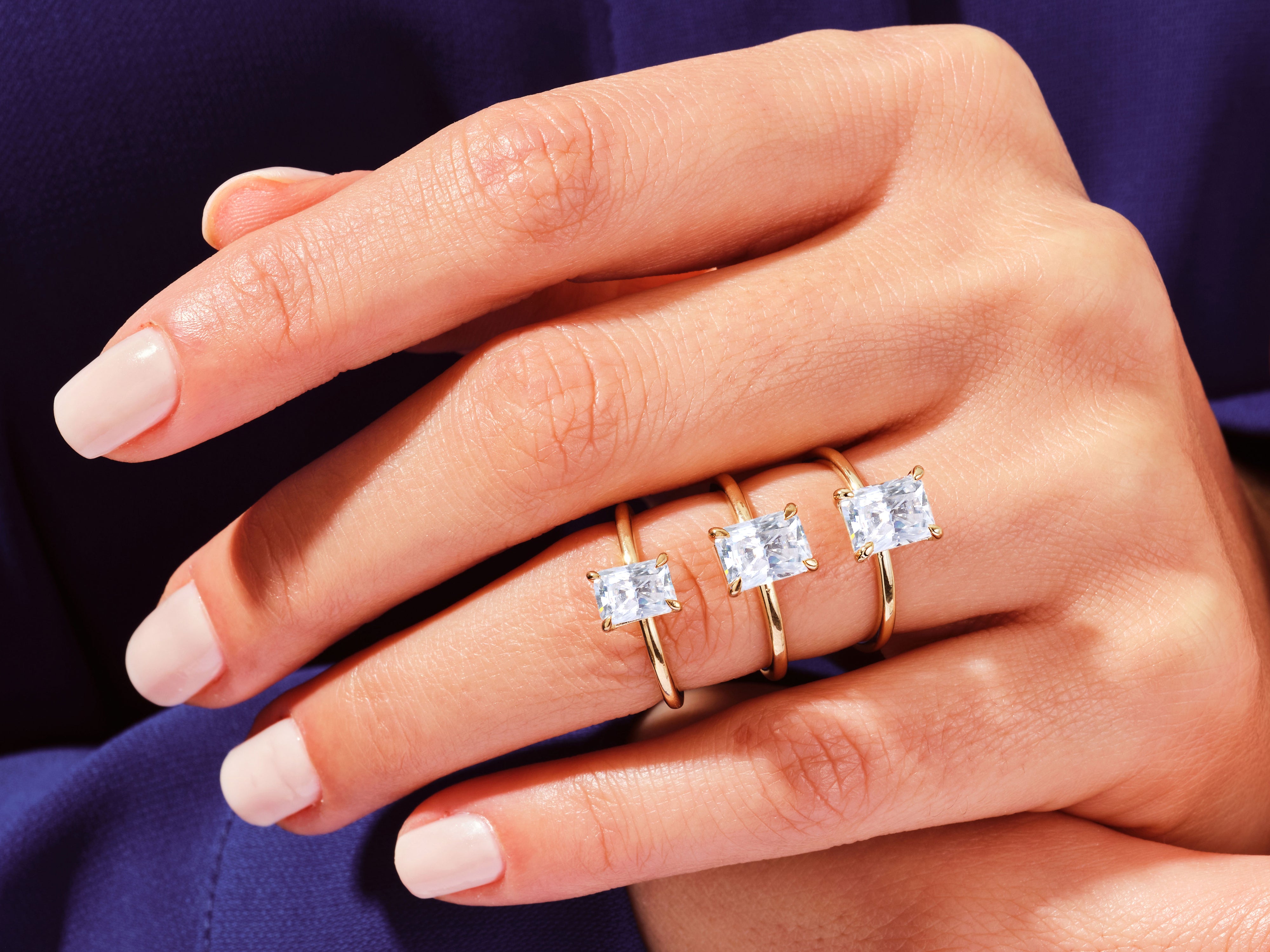 Radiant Solitaire Engagement Ring