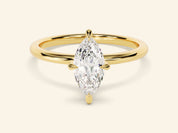 Marquise Solitaire Engagement Ring
