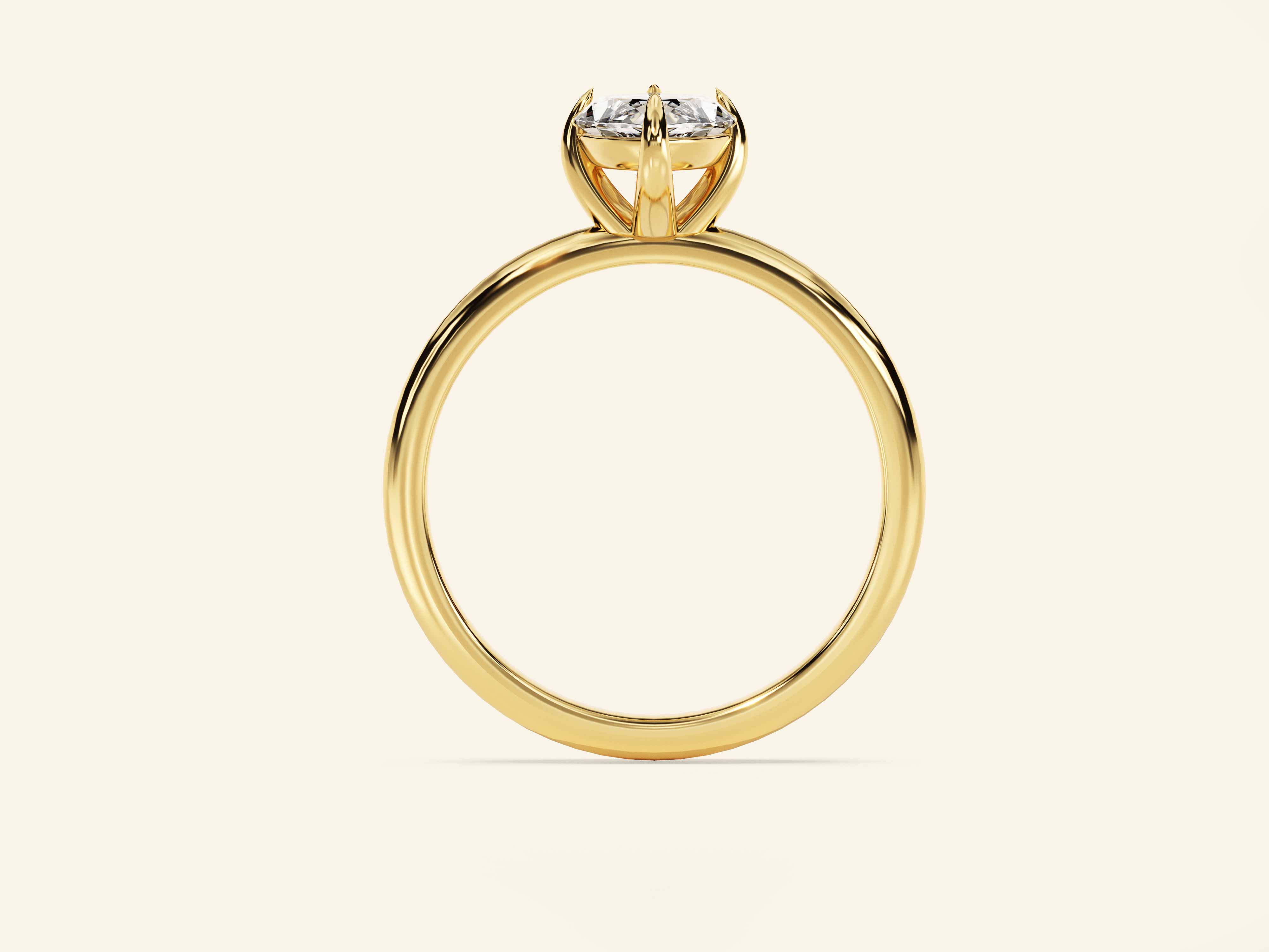 Marquise Solitaire Engagement Ring