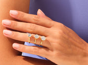 Bezel Round Engagement Ring