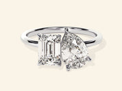 Toi et Moi Engagement Ring