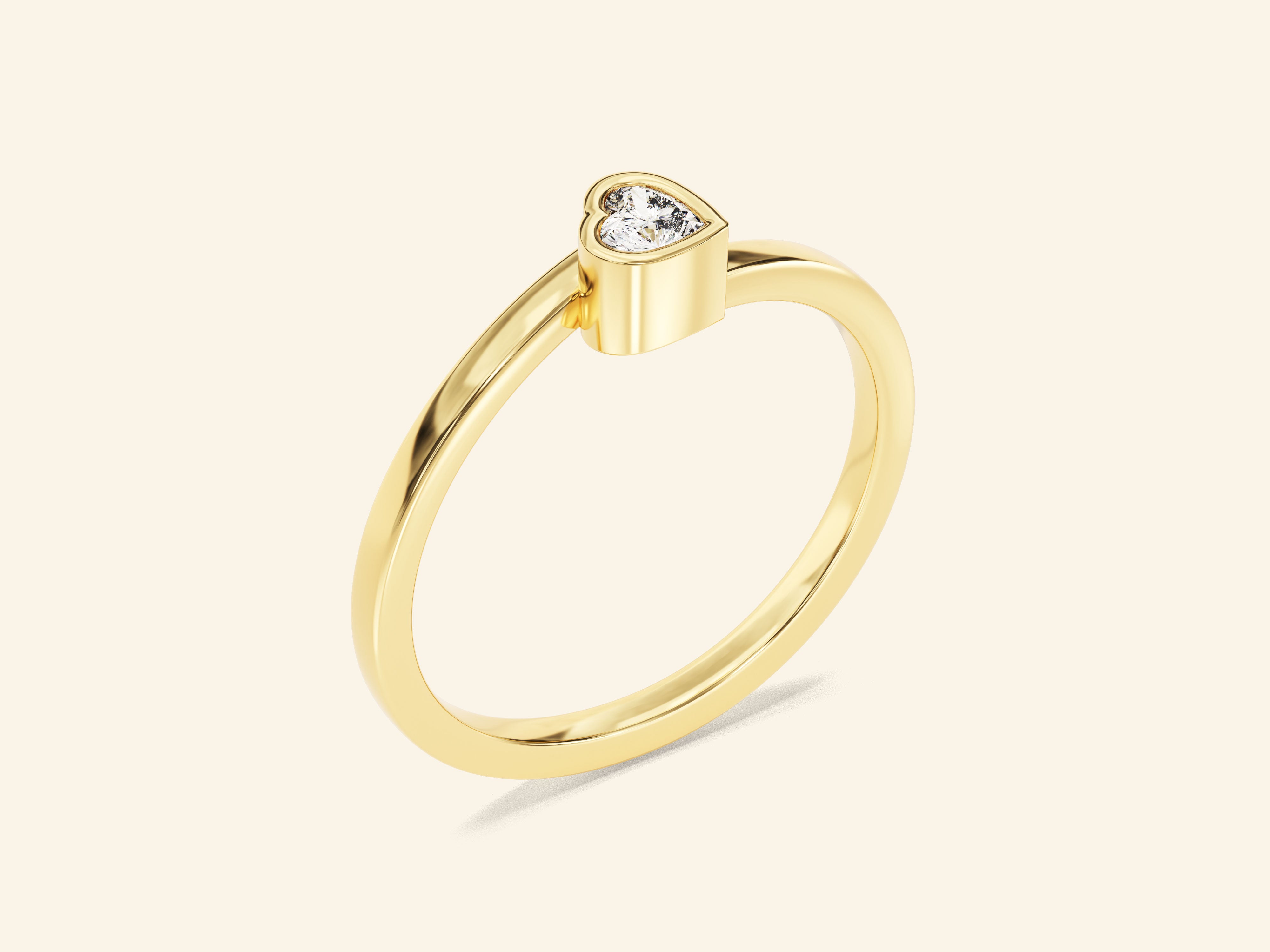Framed Heart Promise Ring
