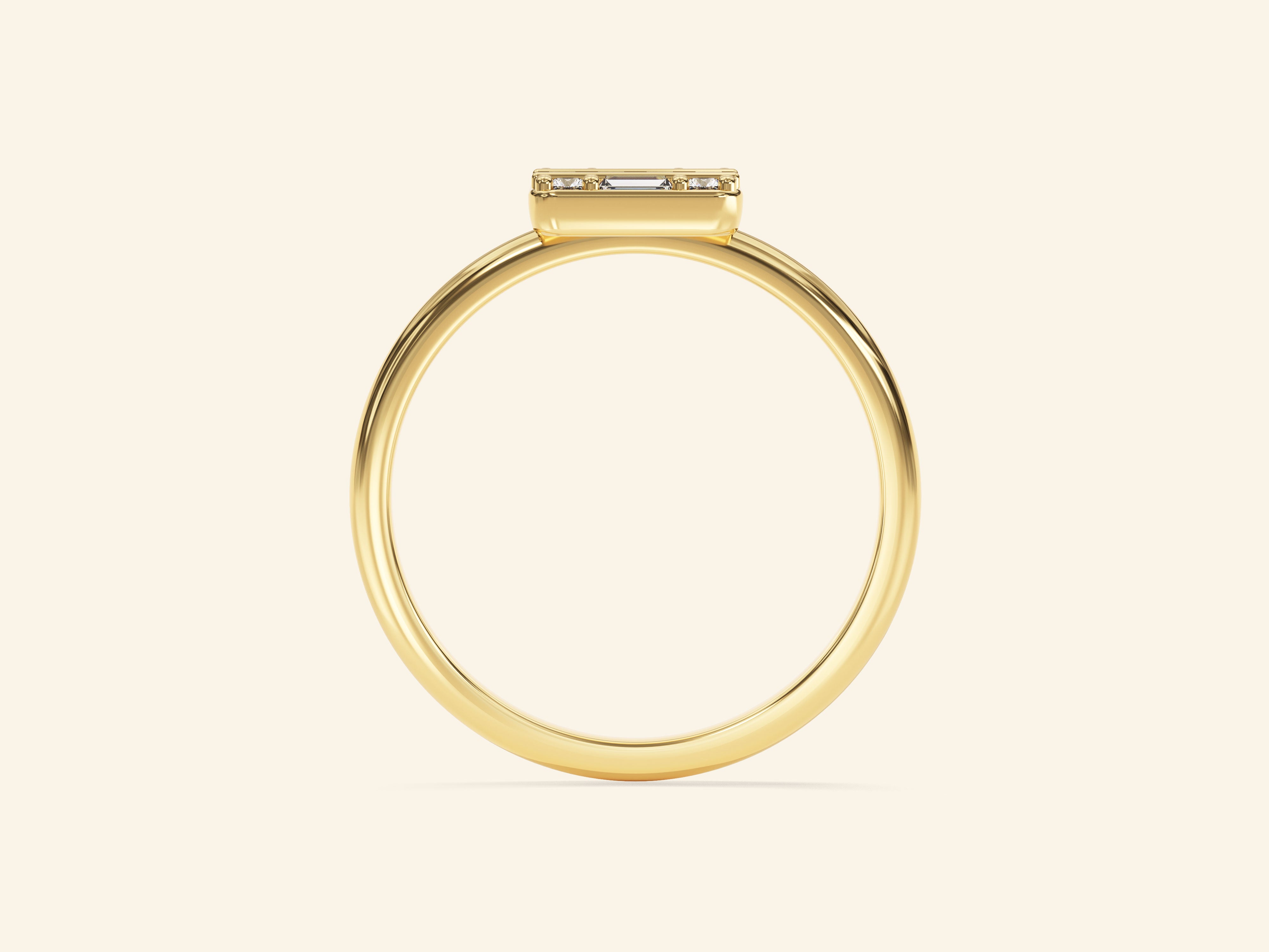 Baguette Promise Ring