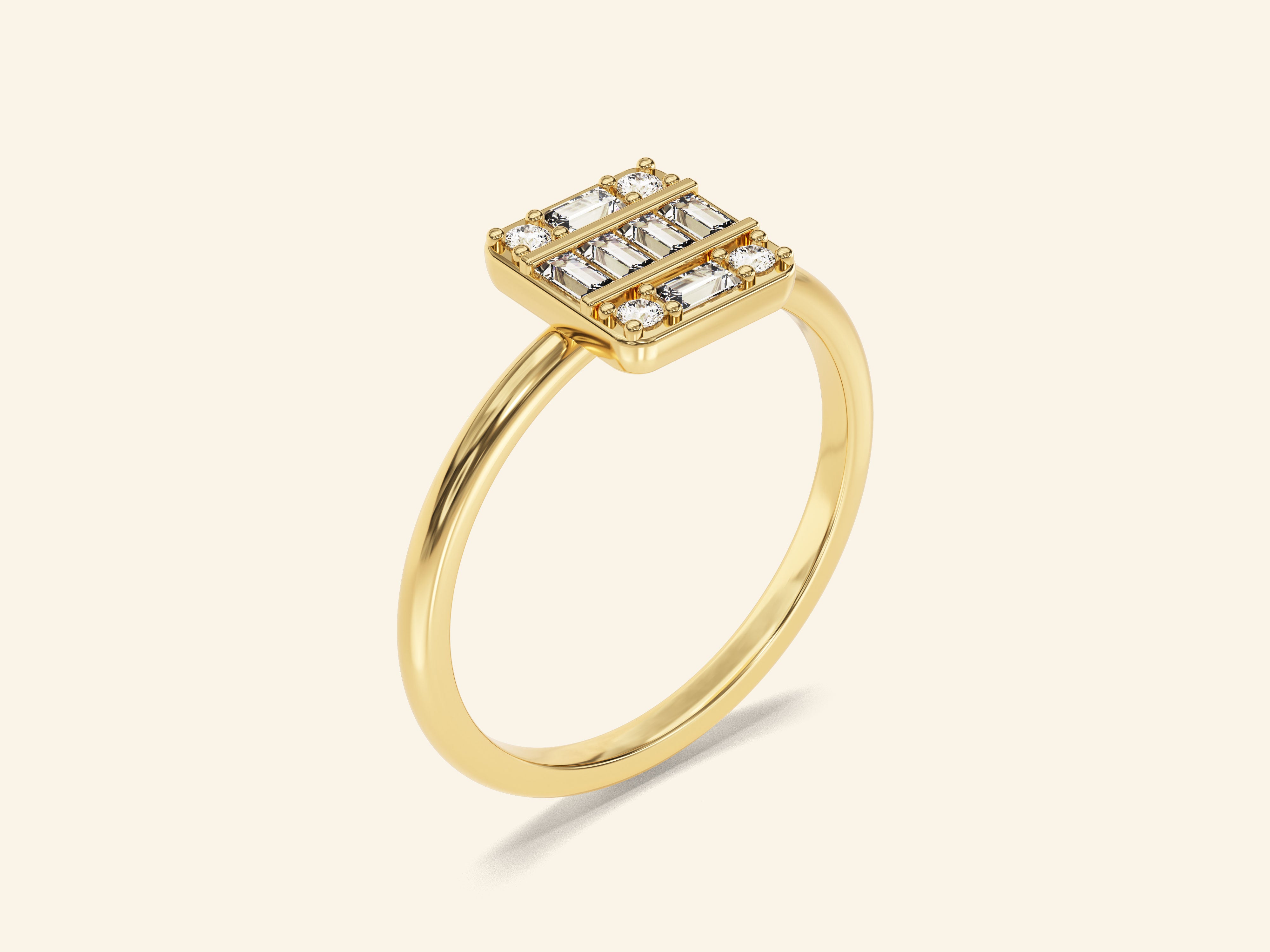 Baguette Promise Ring
