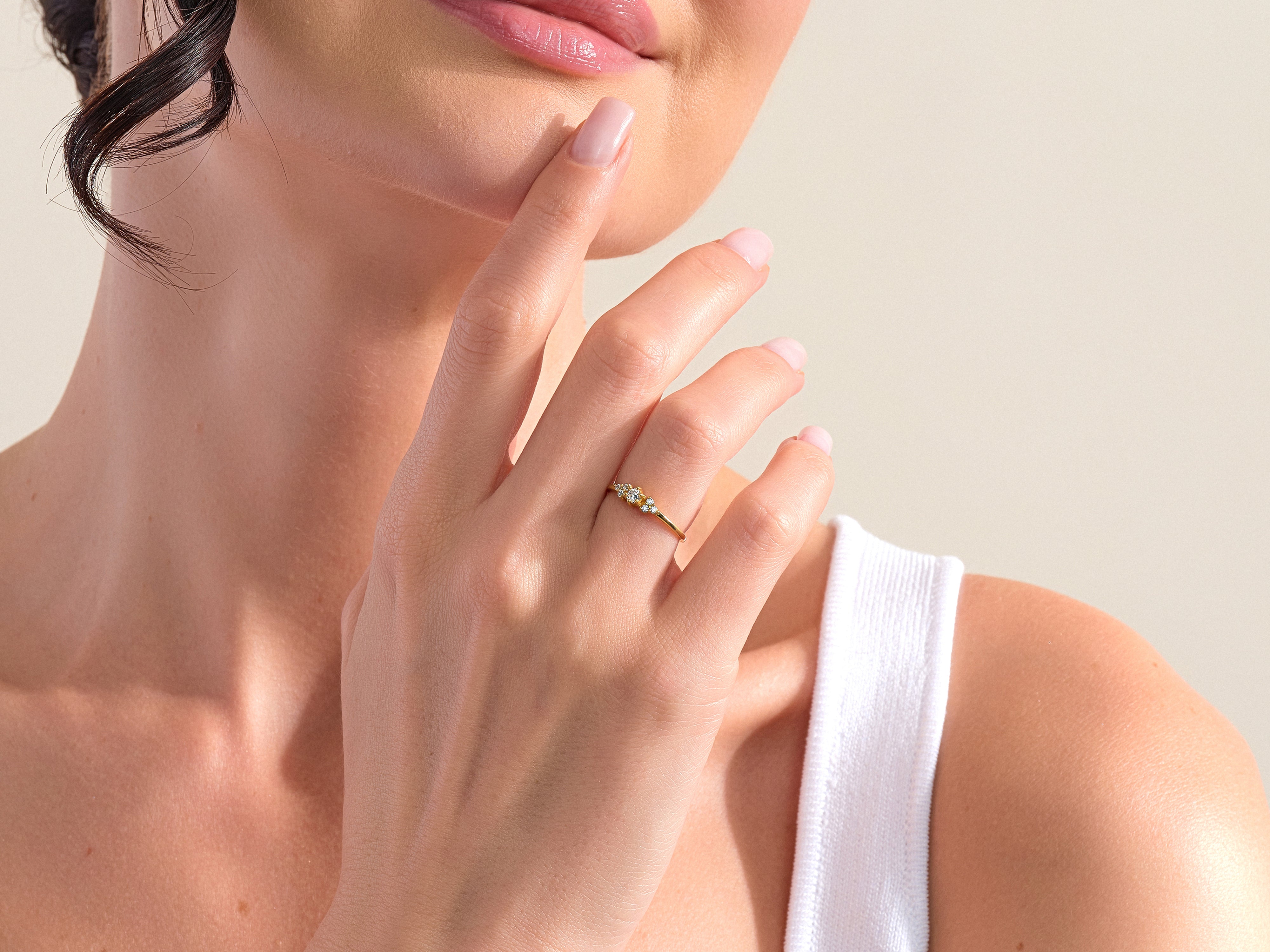 Floral Promise Ring