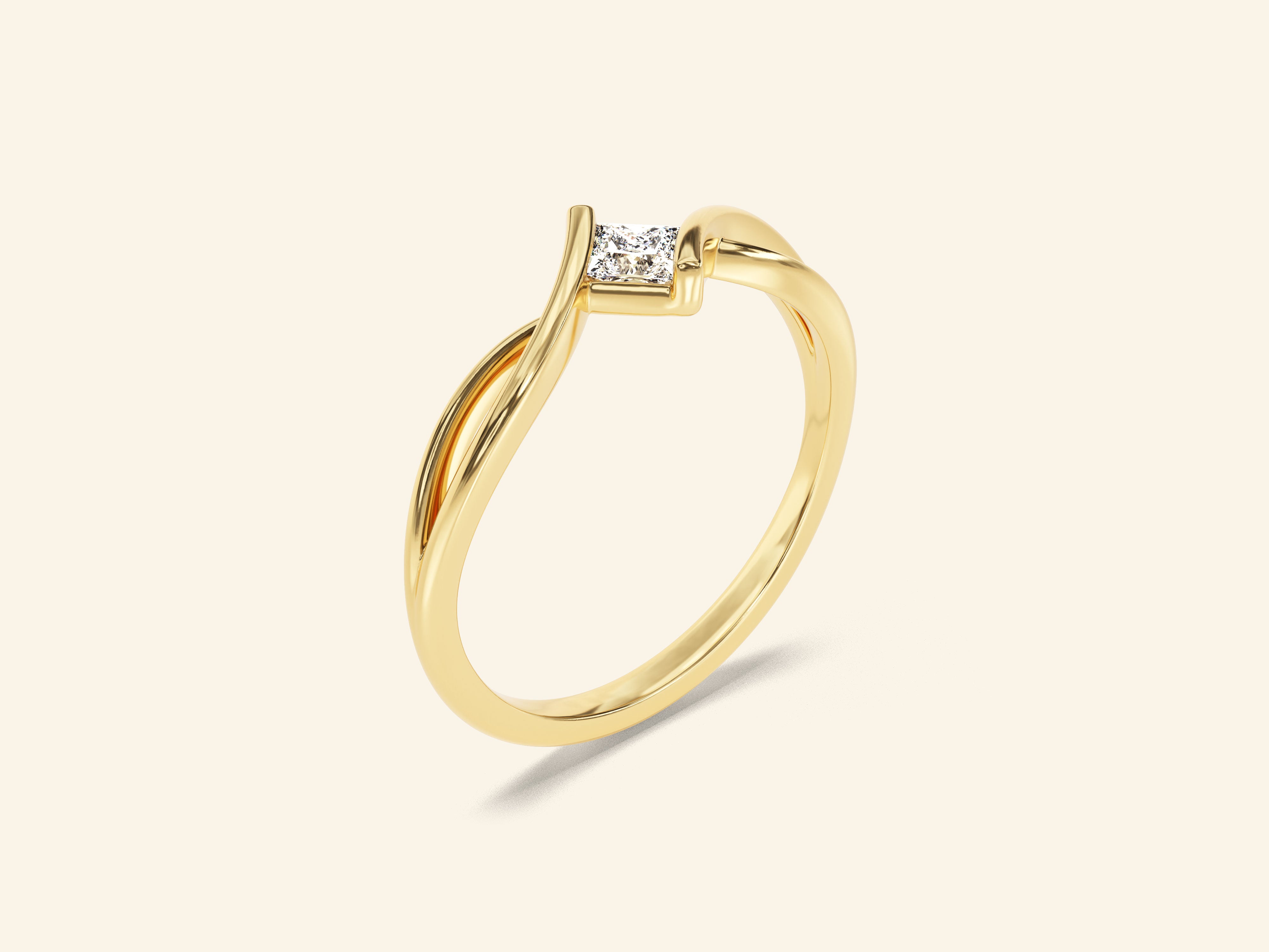 Twist Princess Promise Ring