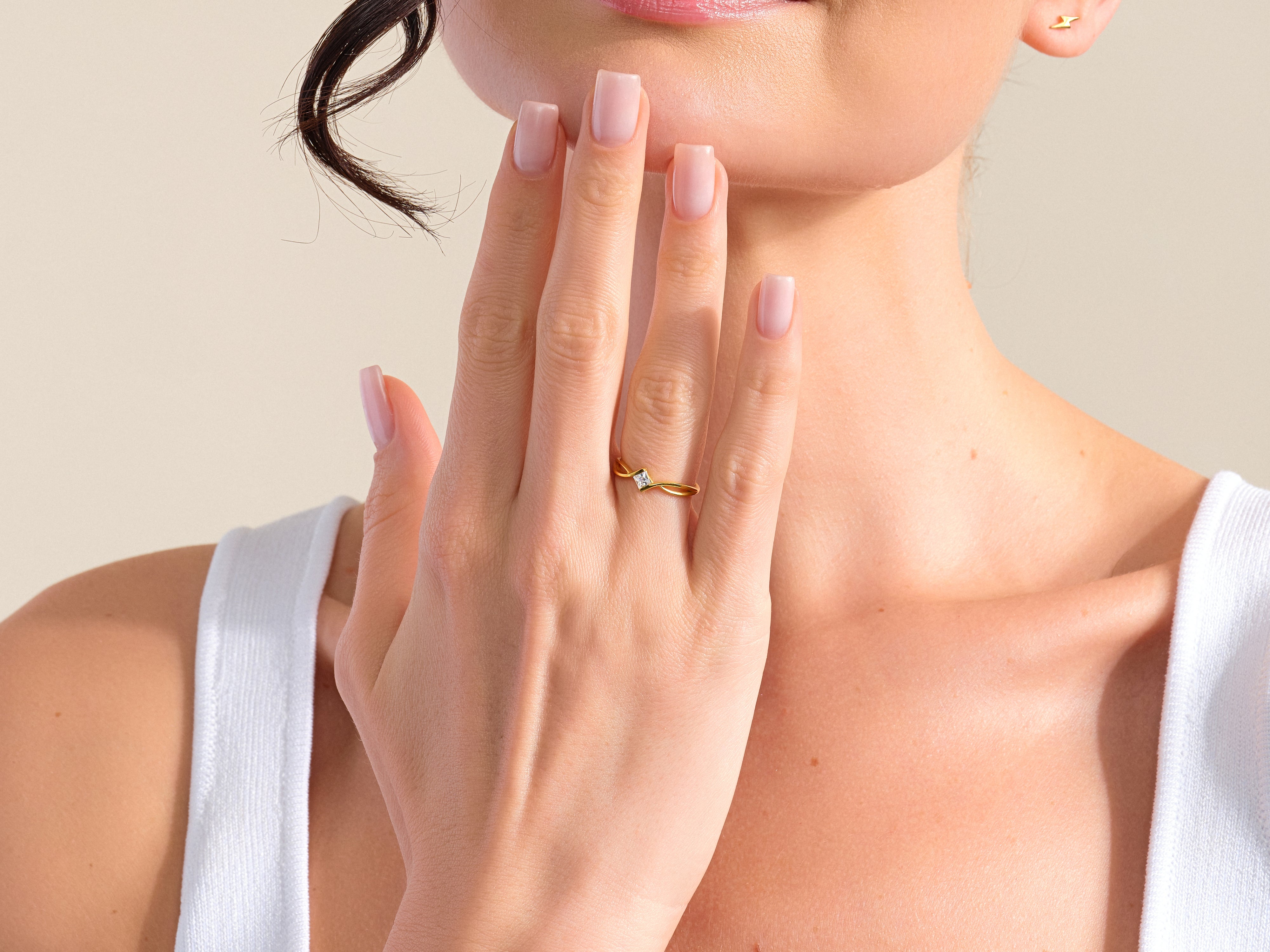 Twist Princess Promise Ring