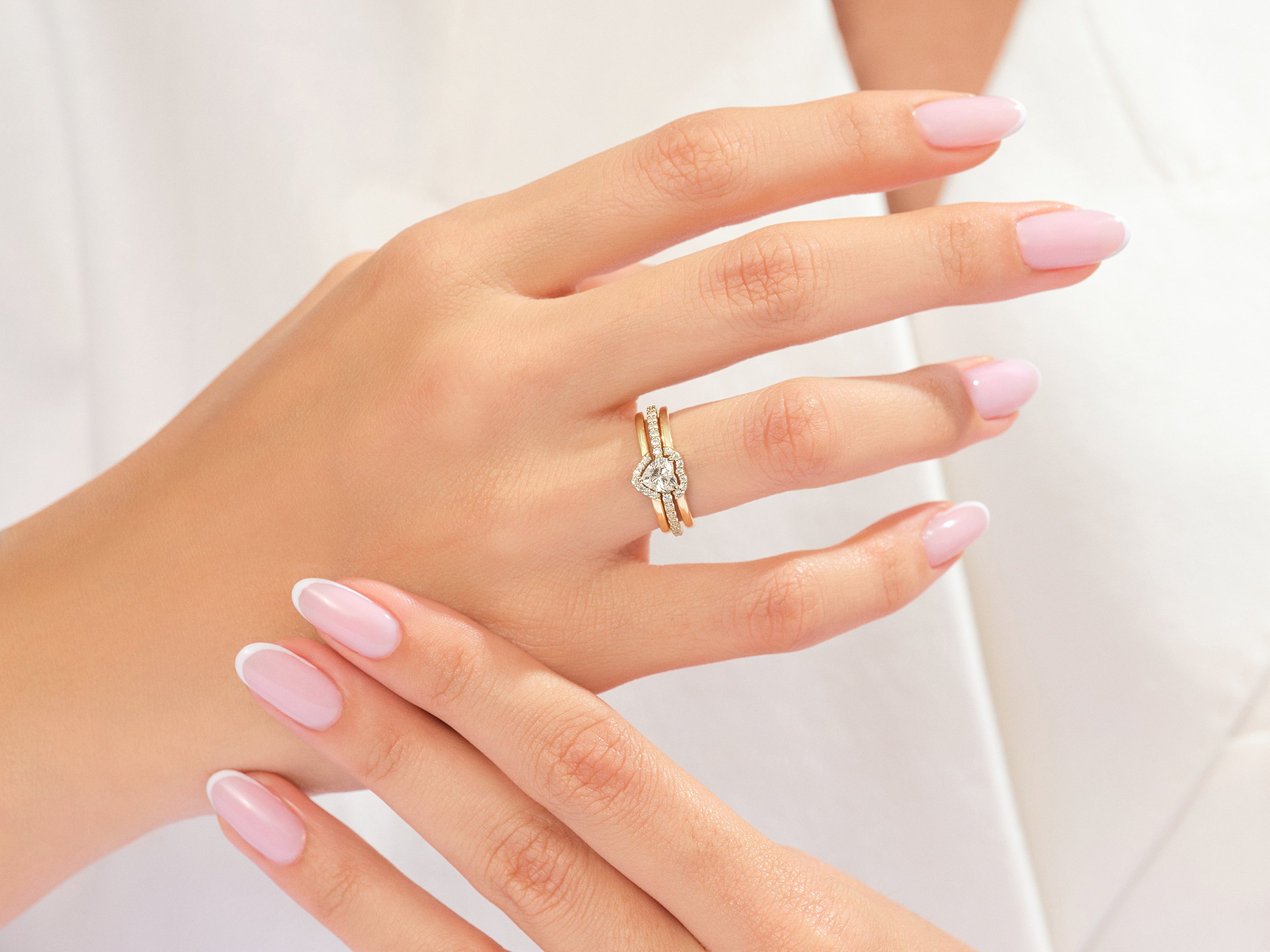 Trio Heart Promise Ring