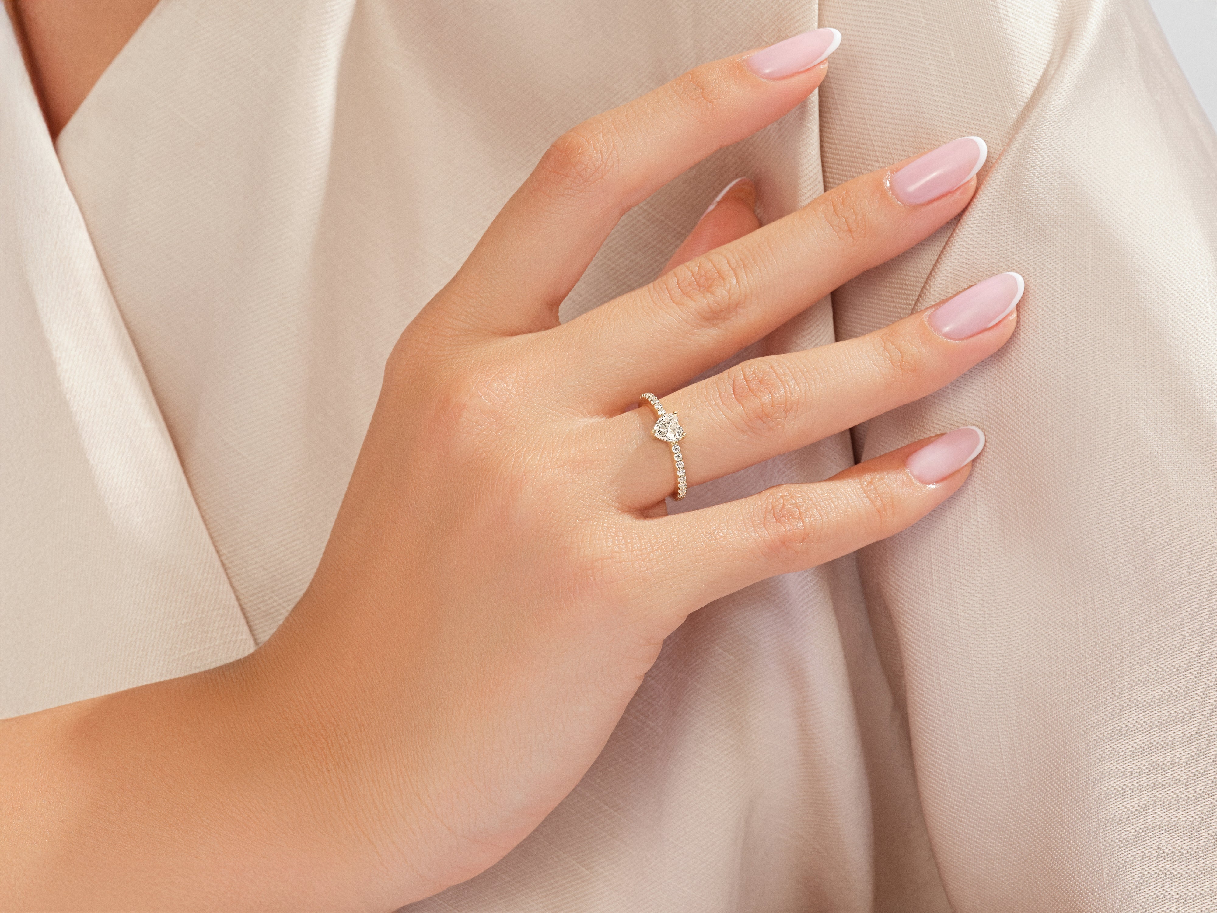 Trio Heart Promise Ring