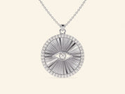 Evil Eye Round Necklace