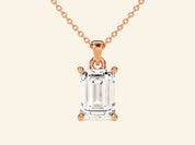Emerald Cut Necklace