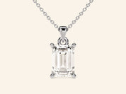 Emerald Cut Necklace