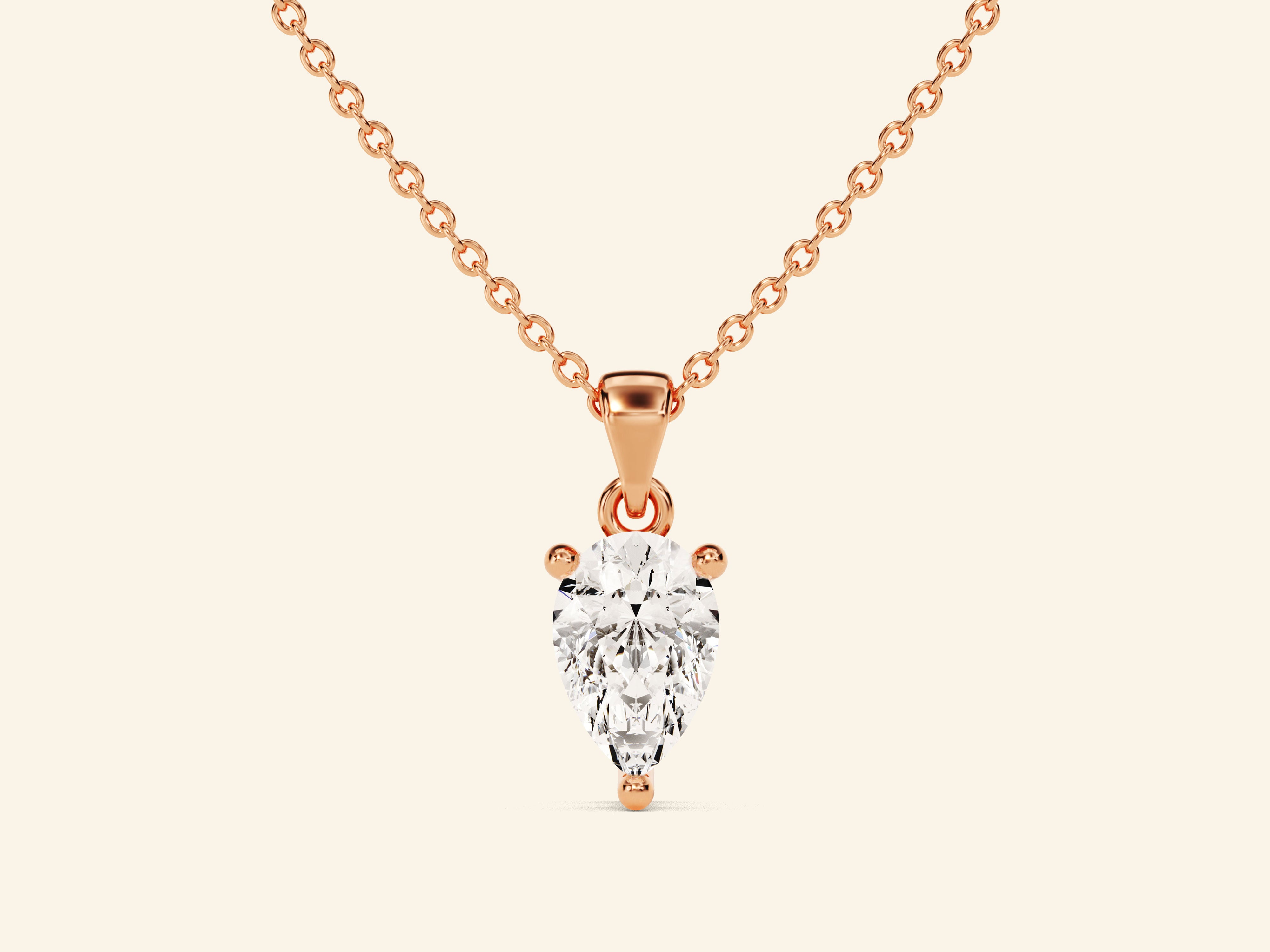 Pear Cut Necklace