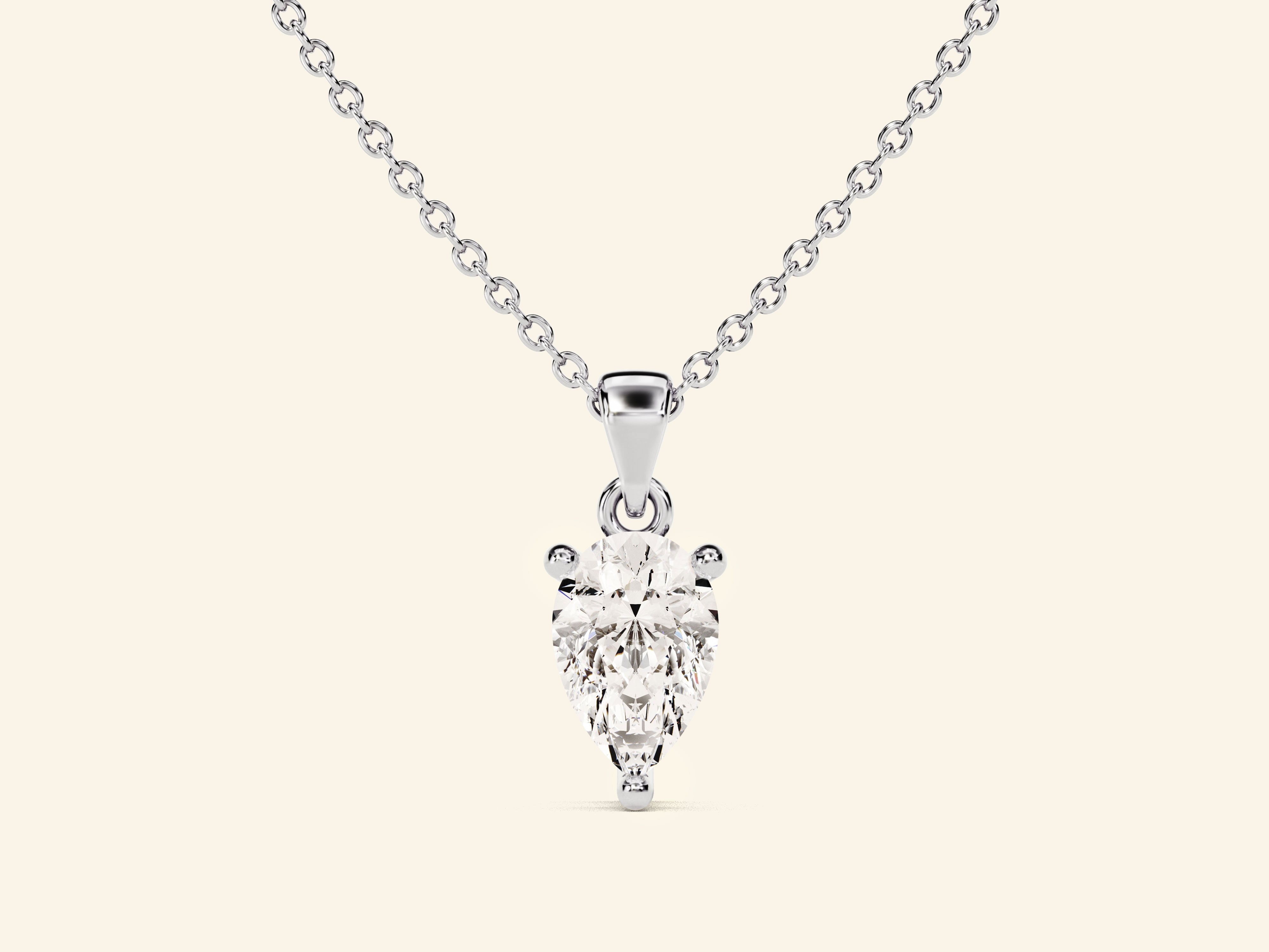 Pear Cut Necklace