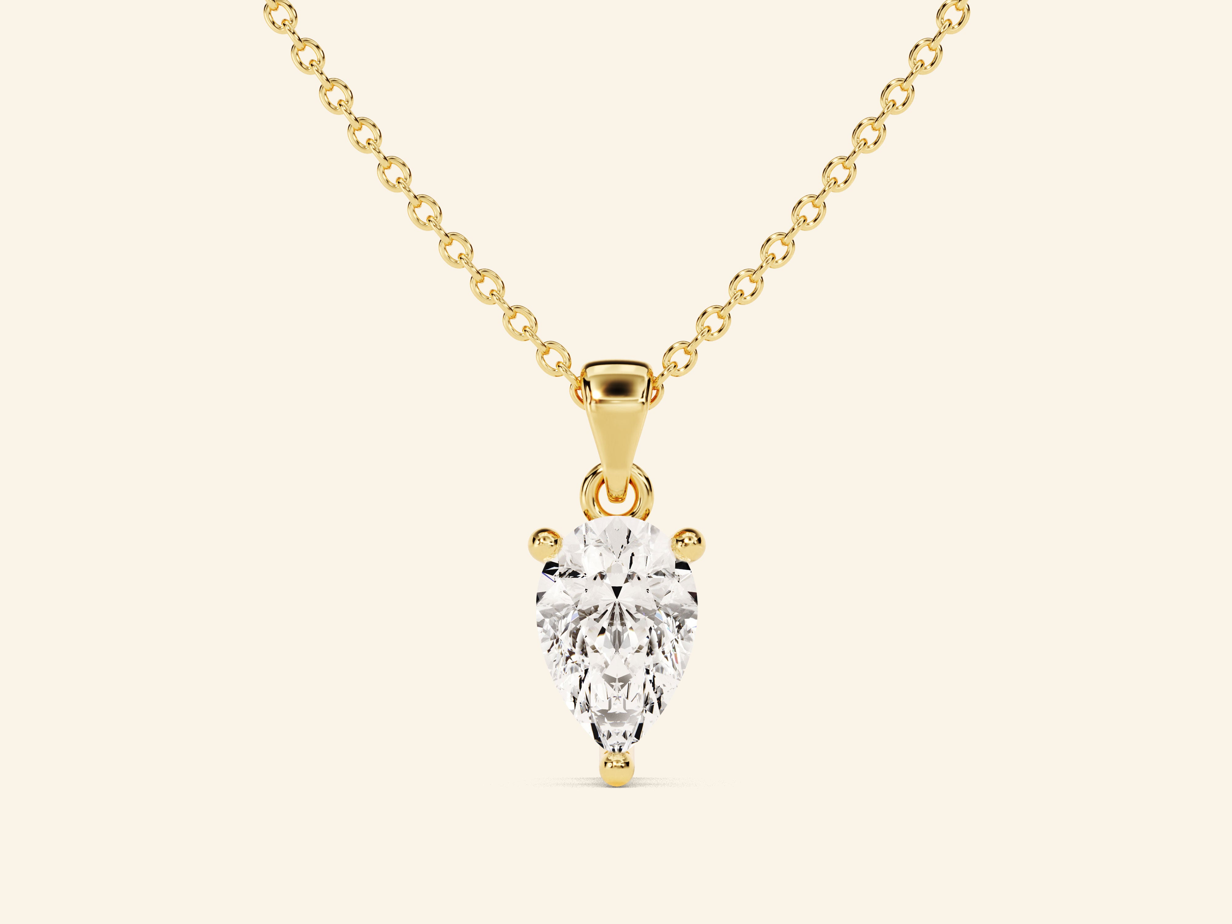 Pear Cut Necklace