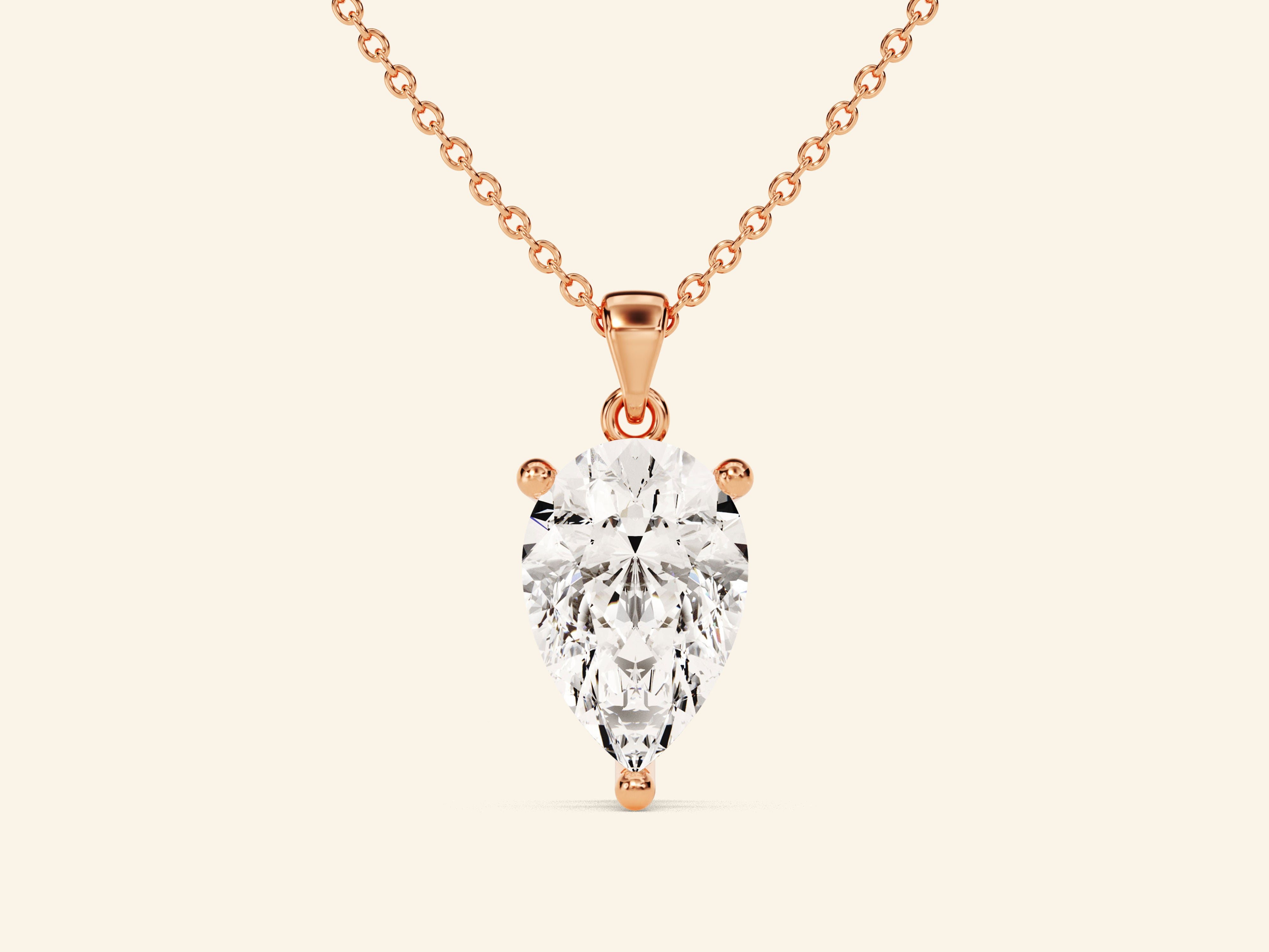 Pear Cut Necklace