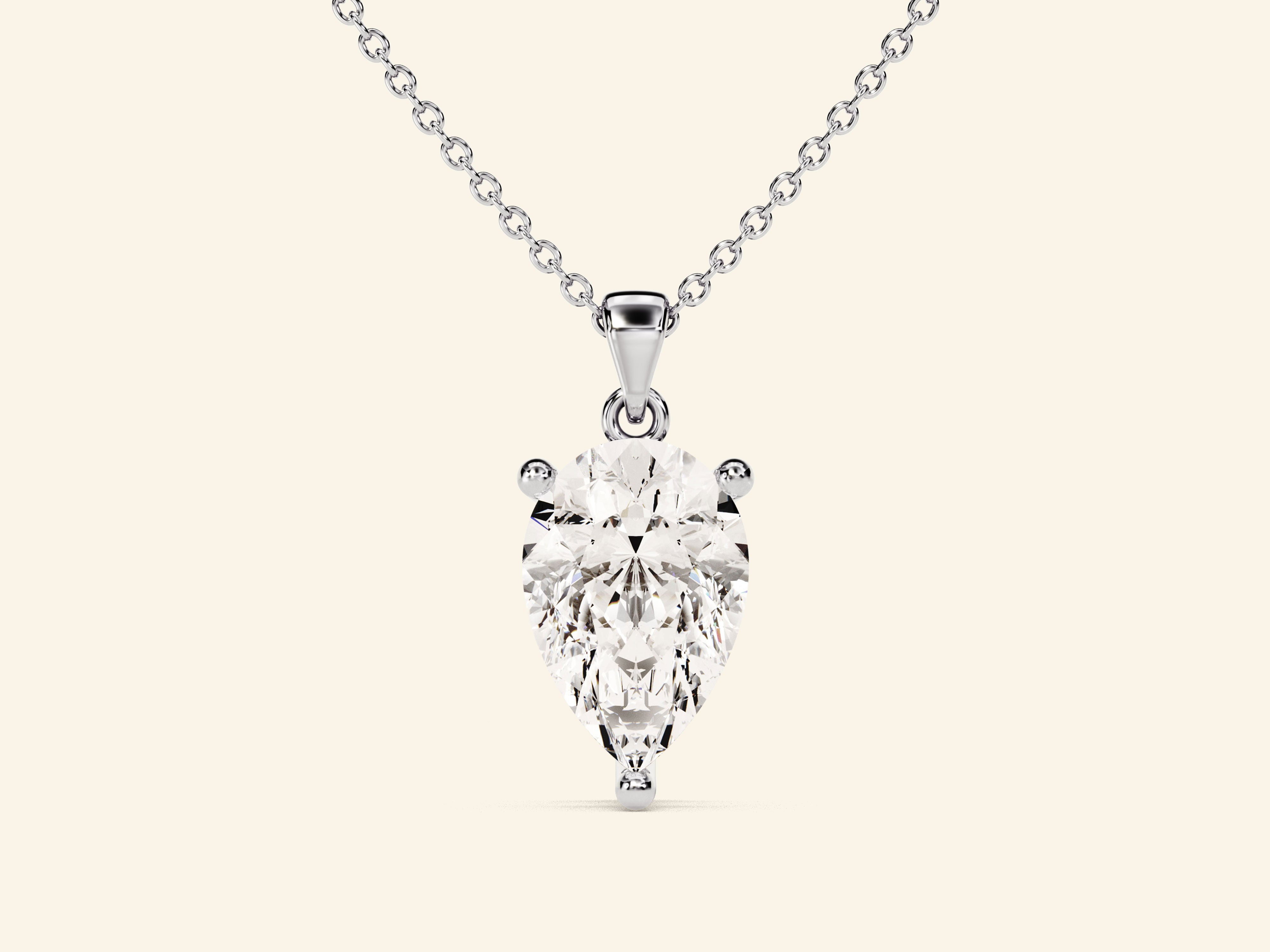 Pear Cut Necklace