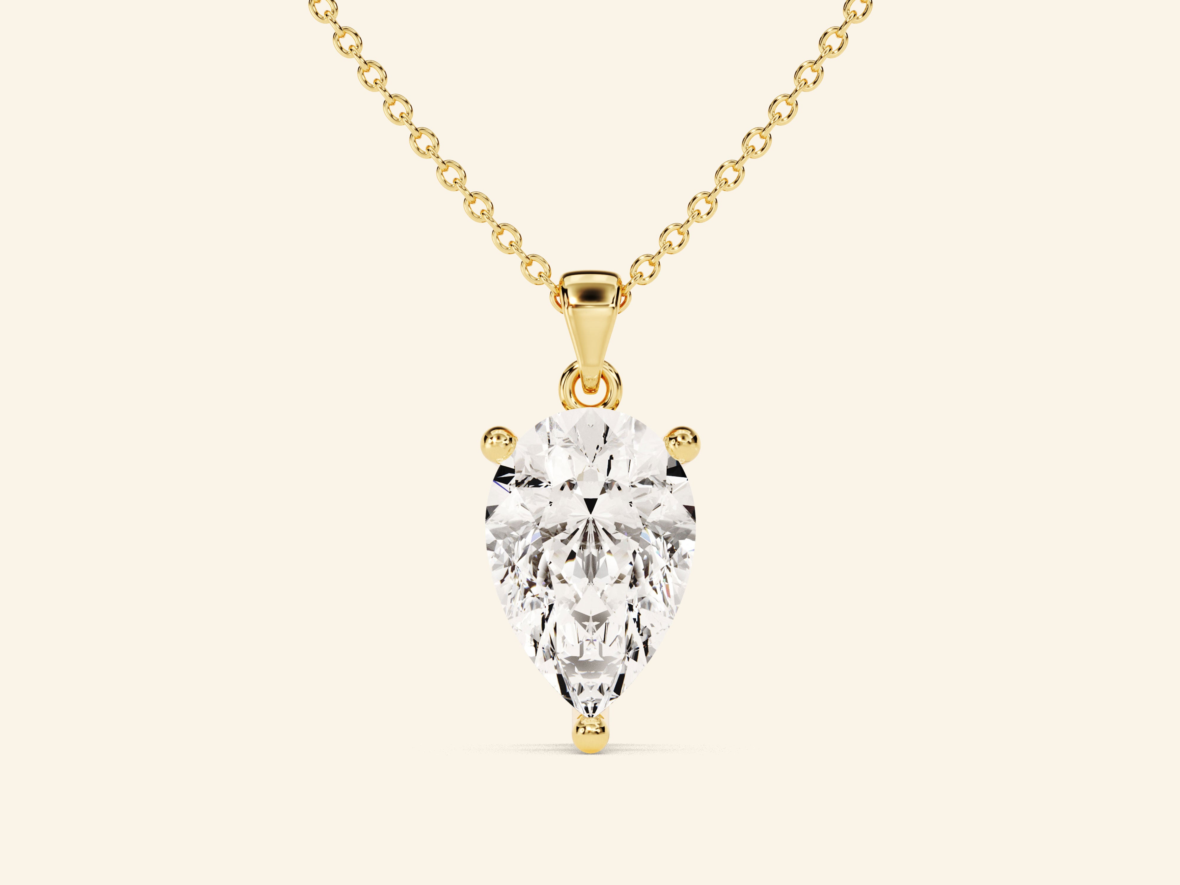 Pear Cut Necklace