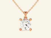 Cushion Cut Necklace