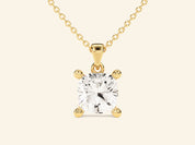 Cushion Cut Necklace