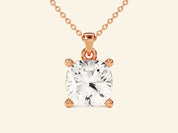 Cushion Cut Necklace