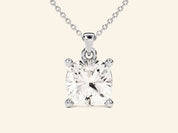 Cushion Cut Necklace